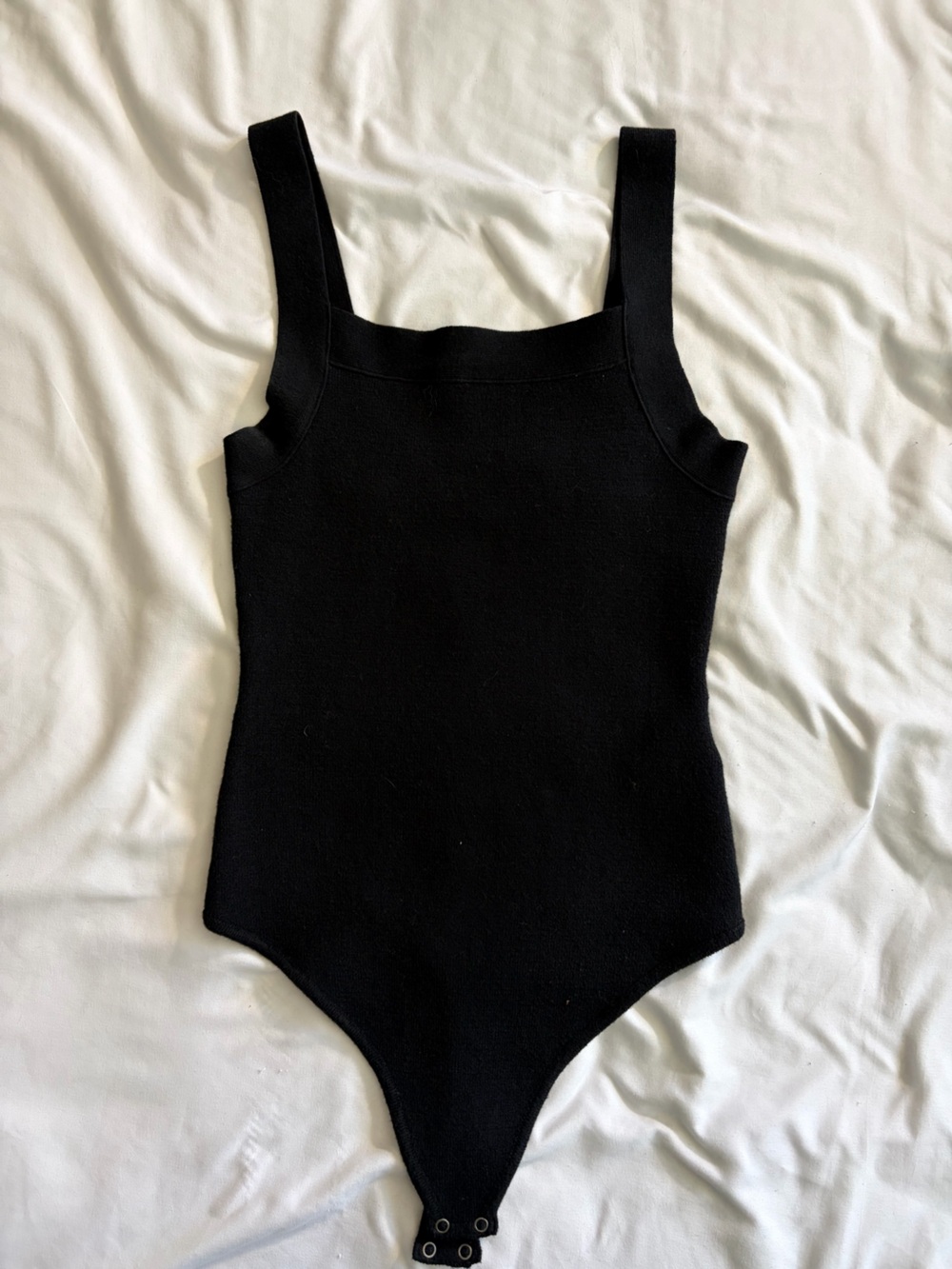 Black Sleeveless Knit Bodysuit - Abercrombie